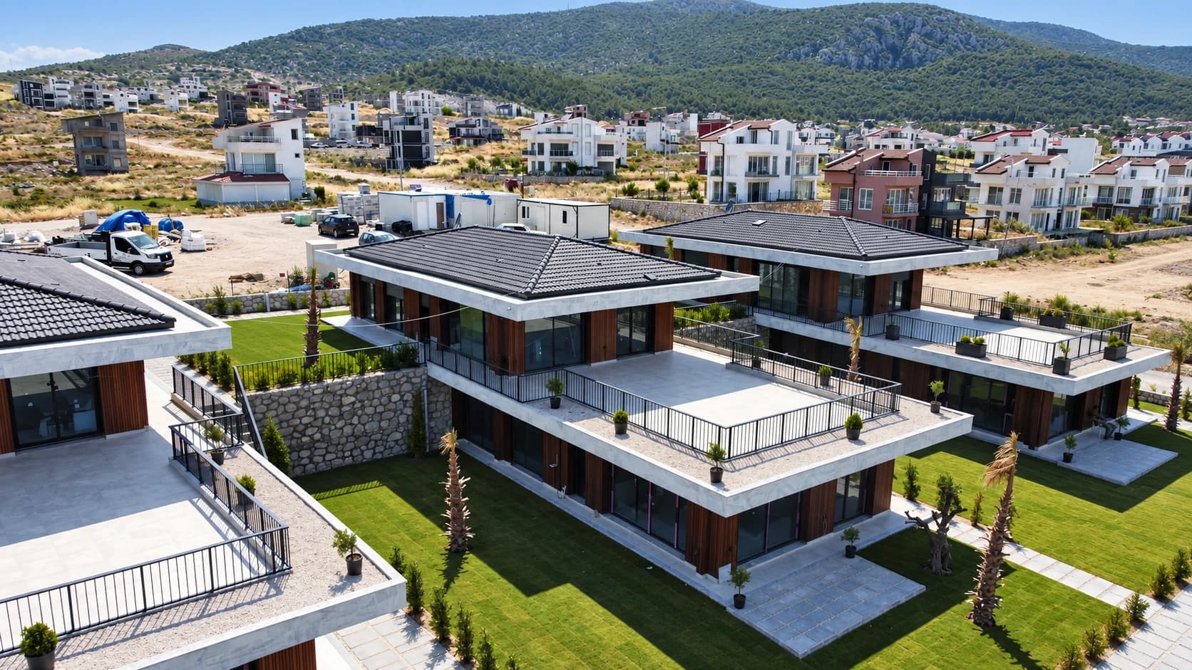 Terrace House yerleşkesinin tamamlanmış hâli