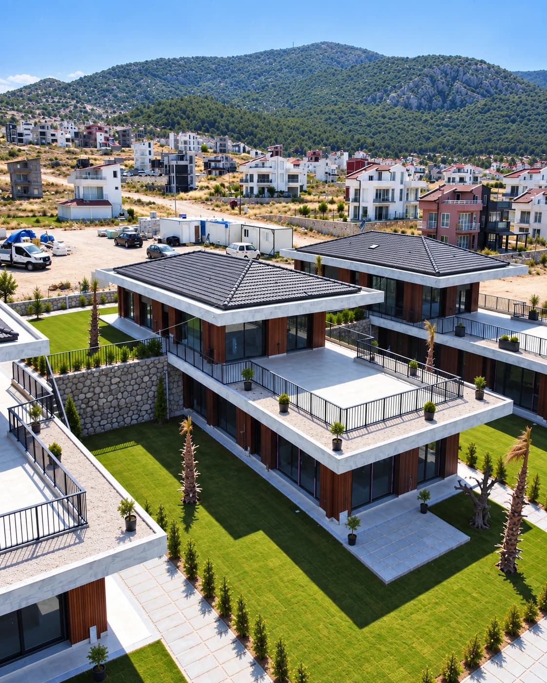 Terrace House yerleşkesinin tamamlanmış hâli