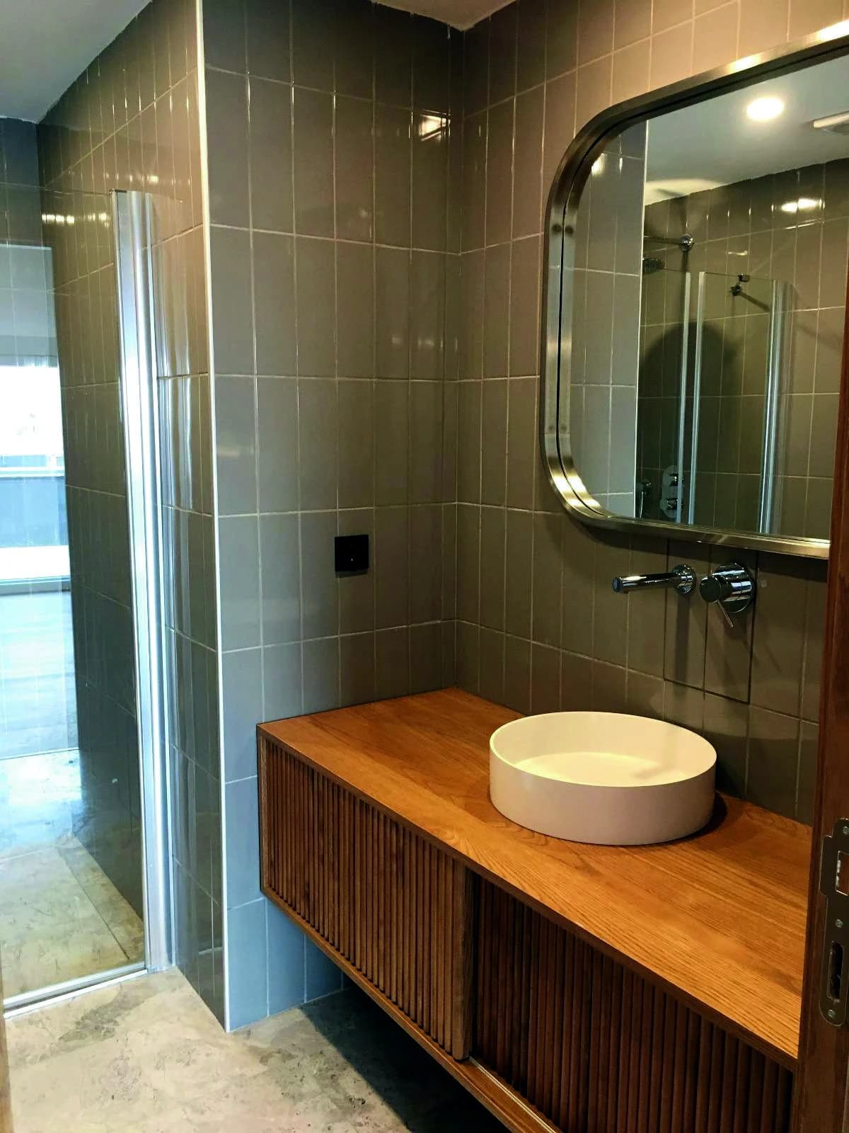 Proje Kuvars banyo fotoğrafı